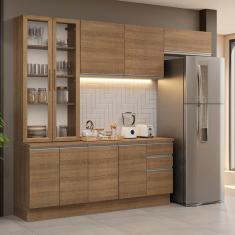 Imagem de Armário de Cozinha Completa 270cm Rustic Glamy Madesa 16