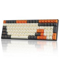 Imagem de Teclado mecânico RK ROYAL KLUDGE RK100 Wireless RGB Azul