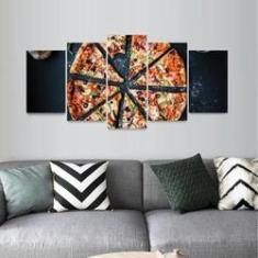 Imagem de Quadro Para Pizzarias Restaurantes Pizza Comida Italiana