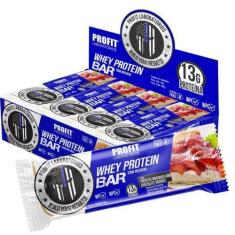 Imagem de Display Com 12 Un Whey Protein Bar Barras Proteicas Profit - Profit La