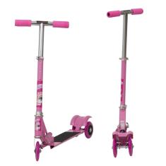 Imagem de Patinete Infantil Menina Barbie 5 Anos de Ferro Resistente