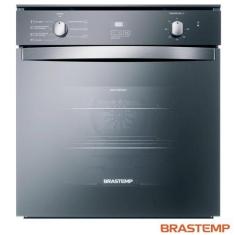 Imagem de Forno de Embutir Elétrico Brastemp 84 Litros Inox Espelhado com Convecção e Timer Touch