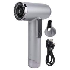 Imagem de Secador de Cabelo, Motor Recarregável USB de Alta Velocidade Soprador de Secagem de Cabelo Compacto Secador de Cabelo de Viagem Máquina de Secagem de Cabelo para Dormitório de