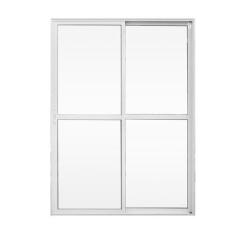 Imagem de Porta Sacada 2 Folhas Alumínio 1,20 X 2,10 com Fechadura Hale Esquadri