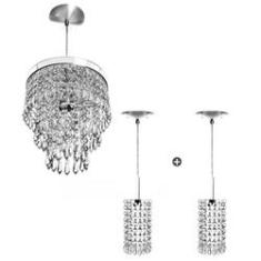 Imagem de Kit 2 Pendentes Clearcrillic + Pendente Manucrillic