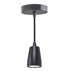 Imagem de Pendente Metal Maciço Cabo Encapado Vintage E27  St942