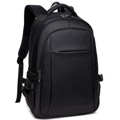 Imagem de Mochila para laptop Mochila para computador Bolsa de estudante Bolsa para computador Mochila de viagem de negócios, design de fivela telescópica, você pode ajustar livremente o comprimento da alça de ombro