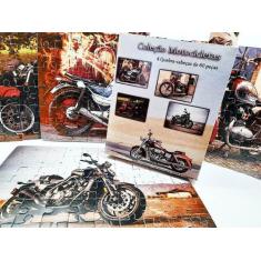 Imagem de Quebra-Cabeça Cognitivo Reabilitação Para Idosos - Motocicletas - Reid