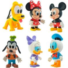 Imagem de Boneco Vinil Disney Junior 12cm - Líder Brinquedos - Lider