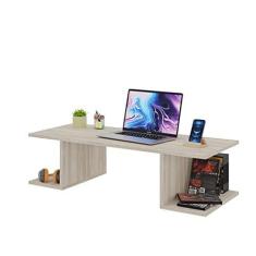 Imagem de Mesa Suspensa Escrivaninha Computador 900x420 C/Prateleiras (Carvalho)