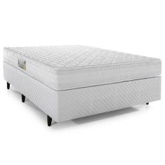 Imagem de Cama Box Herval Casal Frontier Espuma, 59X138x188 Cm, Colchão Composto