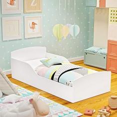 Imagem de Cama Infantil Montessoriana Sonho com Colchão D20 - Branca - Rpm Móveis