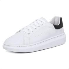 Imagem de Tênis Masculino Casual Sapatênis Confort Branco - Calçados Brasil, Bra