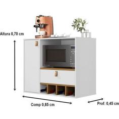 Imagem de Armario Cozinha Microondas Suspenso Ester Cores Comprar - Comprar Móve