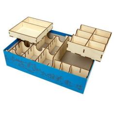 Imagem de Organizador de jogos de tabuleiro The Broken Token Carcassonne Wood