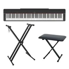 Imagem de Piano Digital Yamaha P-225 - 88 Teclas GHC Toque Realista + Suporte + Banqueta