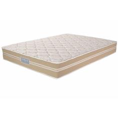 Imagem de Colchão casal Ortho Queen largura 1,58 Unique em molas enscadas individualmente com 25 cm altura bege