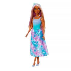 Imagem de Boneca Barbie Princesa Fantasy Vestidos Sonhos Negra Lilás HRR07 HRR10 - Mattel