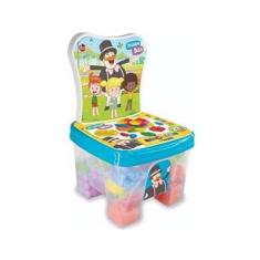 Cadeirinha de Brinquedo Infantil com Blocos de Montar - Wp Connect