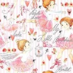 Imagem de Papel de Parede Adesivo Ballet  Fofo 437527330 R 0,58x3M