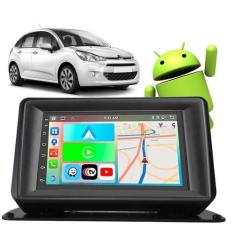 Imagem de Kit multimidia android 7" citroen c3 13/19 preto peugeot car - E-Carpl