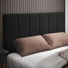 Imagem de Cabeceira King Laura 1.95 Almofadada Sued 