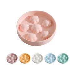 Imagem de Tigela de alimentação lenta para gatos de cerâmica - tigela para gatos que comem devagar antivômito - Prato de comida de gato em tons pastéis - Tigela de alimentação fofa para gatos - Prato divertido