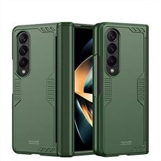 Imagem de Para Samsung Galaxy Z Fold 4 ZFold4 Case Luxury Skin-friendly Matte Armor Hinge All-inclusive Folding Shockproof Hard Back Cover,green,For Samsung Z Fold 4