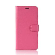 Imagem de Capa Wiko View 3, capa carteira flip de couro PU premium com compartimento para cartão, suporte e fecho magnético [capa interna à prova de choque de TPU] Compatível com Wiko View 3