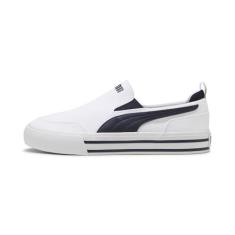 Imagem de PUMA Tênis masculino Court Classic Vulc Slip on, Puma Branco - azul marinho, 42