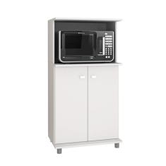 Imagem de Balcão Multiuso com 2 Portas e 1 Nicho BL3307 Branco Tecnomobili