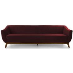 Imagem de Sofá 3 Lugares Athenas, Bordo Base Madeira Larbelle Moveis - Larbelle