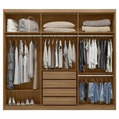 Imagem de Cômoda Flora E Guarda Roupa Dalila 32411pe Amendola Off White Flex Com Pés - Demóbile