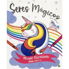 Imagem de Livro - Mundo Encantado para Colorir: Seres Mágicos