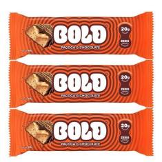 Imagem de Bold Barra De Proteína Paçoca & Chocolate Contendo 3 Unidades De 60G C