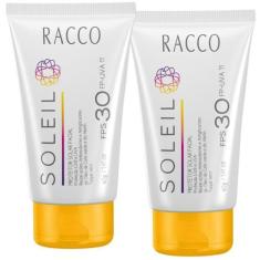 Imagem de Kit c/2 Protetor Solar Facial fps 30 Soleil Racco 40g