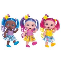 Imagem de Boneca Babys Collection Butterfly Cabelo Colorido Sortida E Unitária S