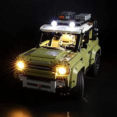 Imagem de BrikSMAX Led Lighting Kit para Land Rover Defender - Compatível com lego 42110 blocos de construção modelo - não incluir o conjunto lego