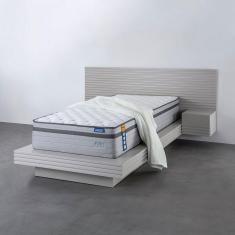 Imagem de Colchão  Solteiro CabeCasa MadeiraMadeira Molas Ensacadas  Luna Firm 31X 188X 88 cm Cinza/Branco