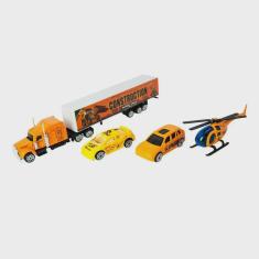 Imagem de Conjunto com 4 Veículos de Construção - 1:64 - Yes Toys