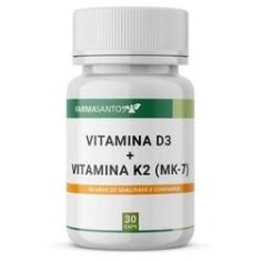 Imagem de Vitamina D3 + Vitamina K2 Mk-7 30 Cápsulas