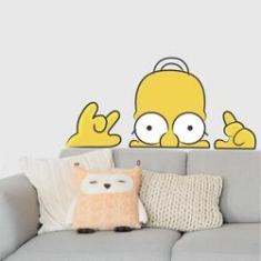 Imagem de Adesivo De Parede Decoração Quarto Sala Simpsons Homer