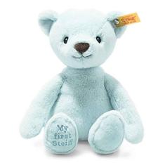 Imagem de Soft Cuddly Friends My First Steiff Teddy Bear 10", Animal de pelúcia Premium, Azul Claro