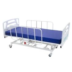 Imagem de Cama Hospitalar Motorizada 3 Movimentos Com Elevação Do Leito E Colchã