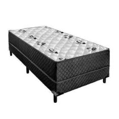 Imagem de Cama Box Solteiro Conjugada Espuma 15cm Macia 88X188x61 - Fábrica De T