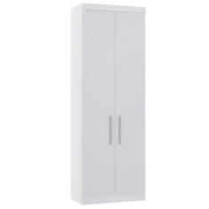 Imagem de Guarda Roupa Modulado 79cm 2 Portas Alpes Luciane Móveis Branco Pf Com Branco Pf
