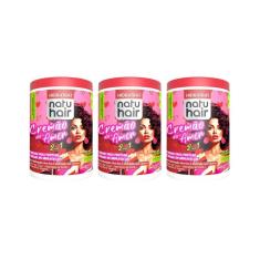Imagem de Creme Para Pentear Natuhair 1k 2 Em 1 Cremao do Amor - 3un