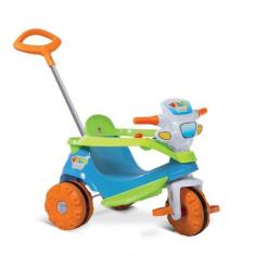 Imagem de Triciclo Bandeirante Velobaby Passeio e Pedal Azul