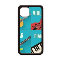 Imagem de Capa com padrão de combinação de piano de violino para iPhone 11 Pro Max para Apple Mobile Case Shell