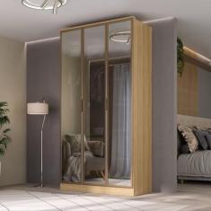 Imagem de Guarda-roupa 3 Portas Reflecta Ravi Olmo Italiano